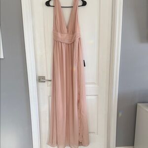 Lulu's Blush Maxi Dress
